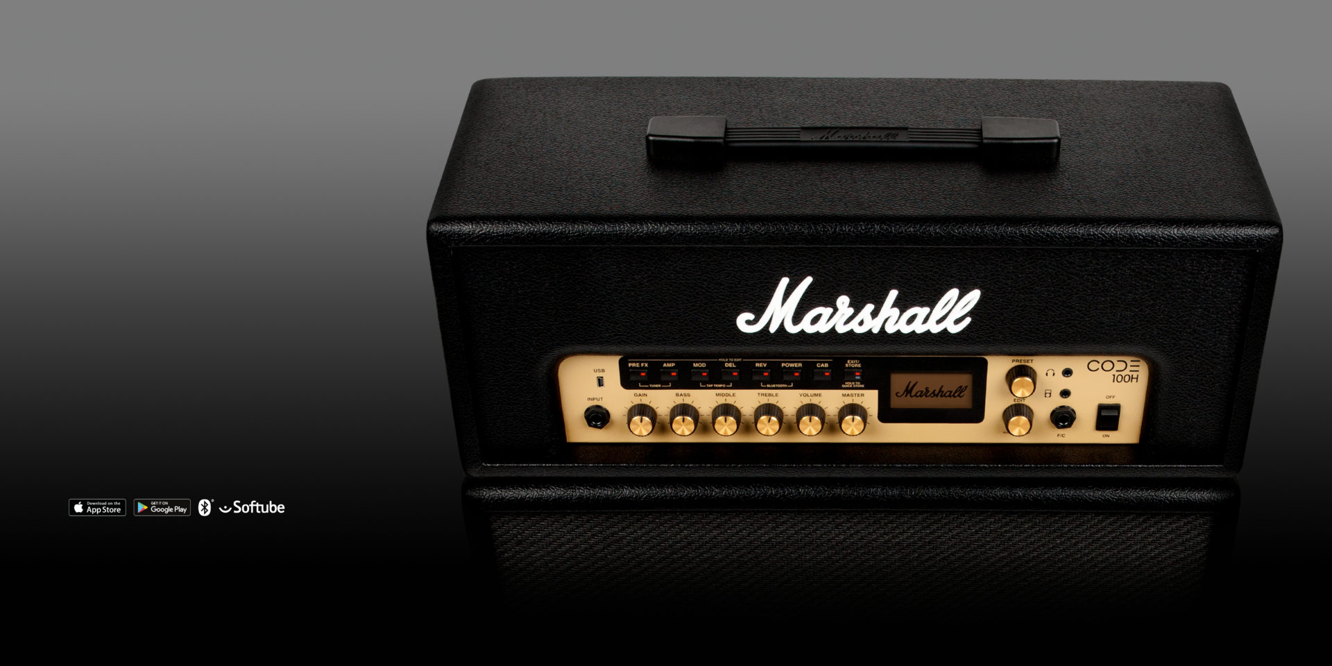 100H（生産完了品） | CODE | Guitar Amps | 製品情報 | Marshall Amps 